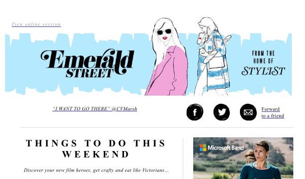 Things To Do This Weekend, Emerald Street, 19 November 2015